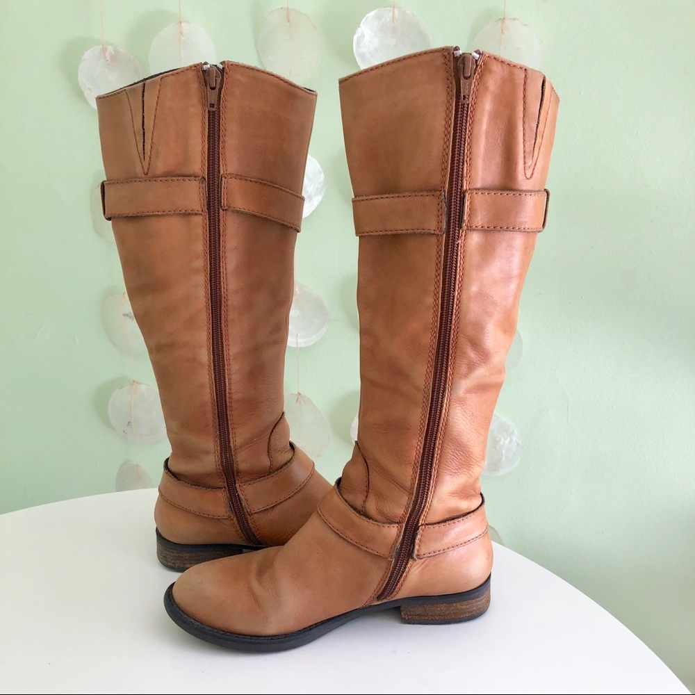 SOLD Steve Madden Sonnya Leather Riding Boots - Picture 4 of 8